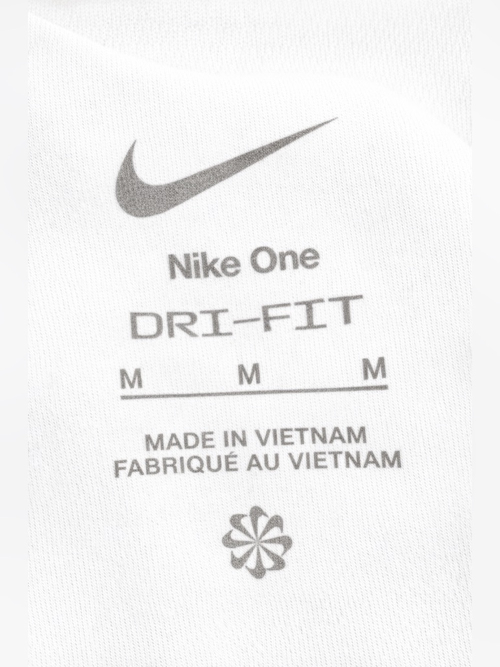 Nike One Dri-FIT Cream Crop Tank Top Size M - Picture 3 of 3